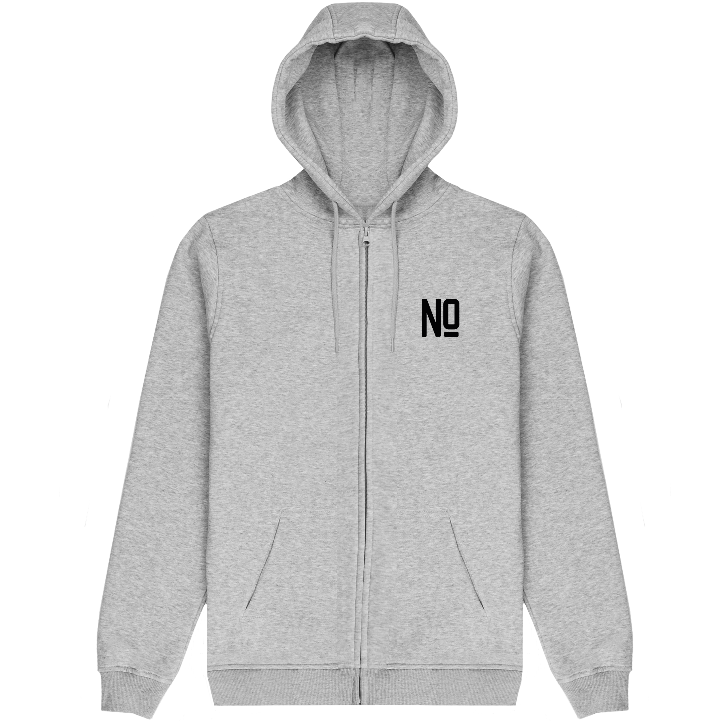 Embroidered Zip Hoodie