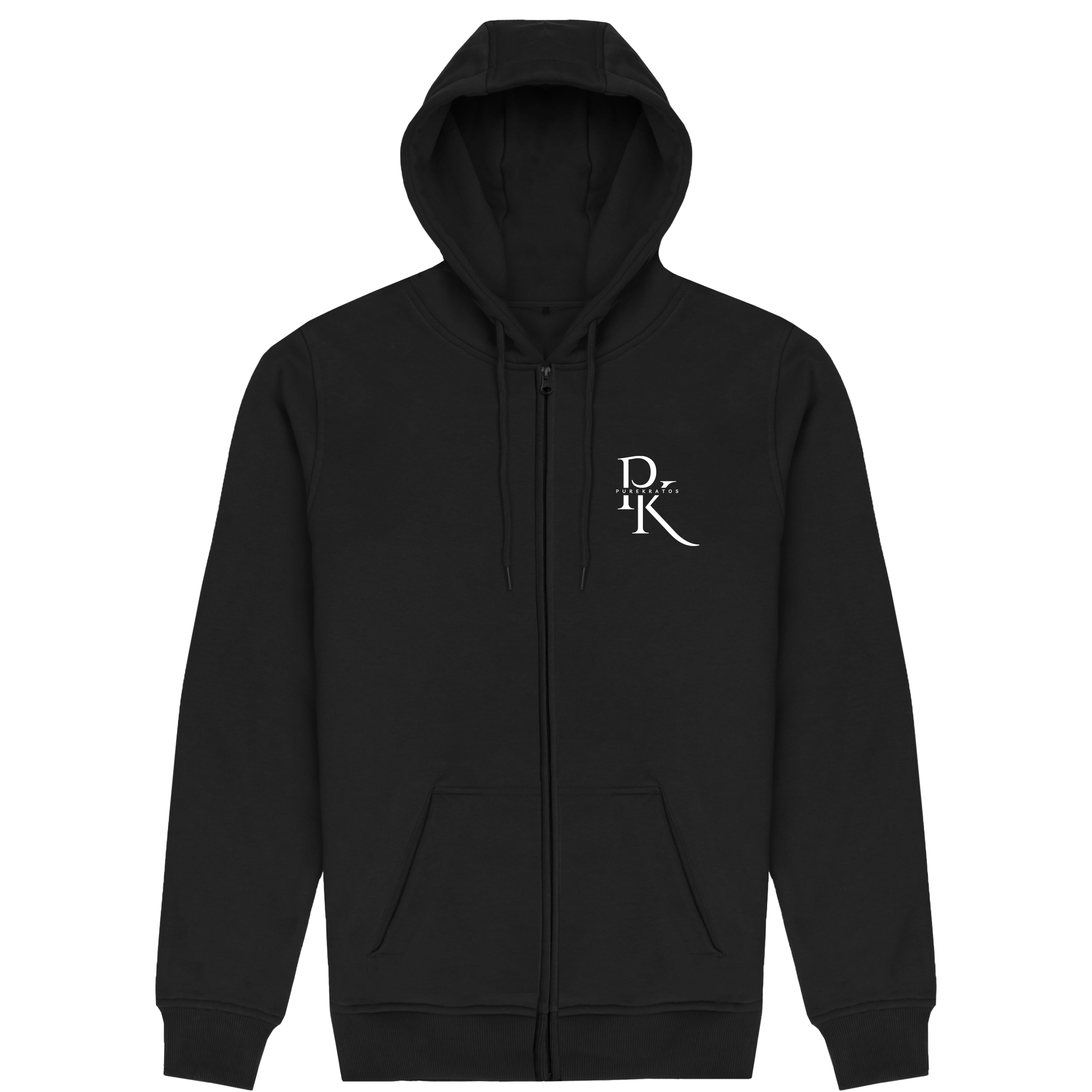 Embroidered Zip Hoodie